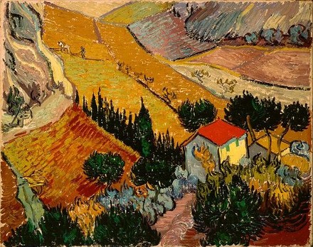 Vincent van Gogh: Landscape with House and Ploughman