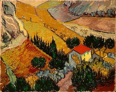 Vincent van Gogh: Landscape with House and Ploughman