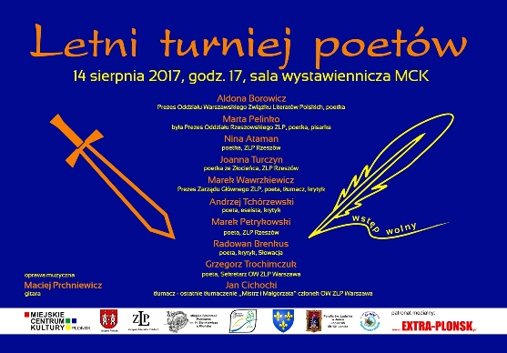 Letni Turniej Poetów w Płońsku
